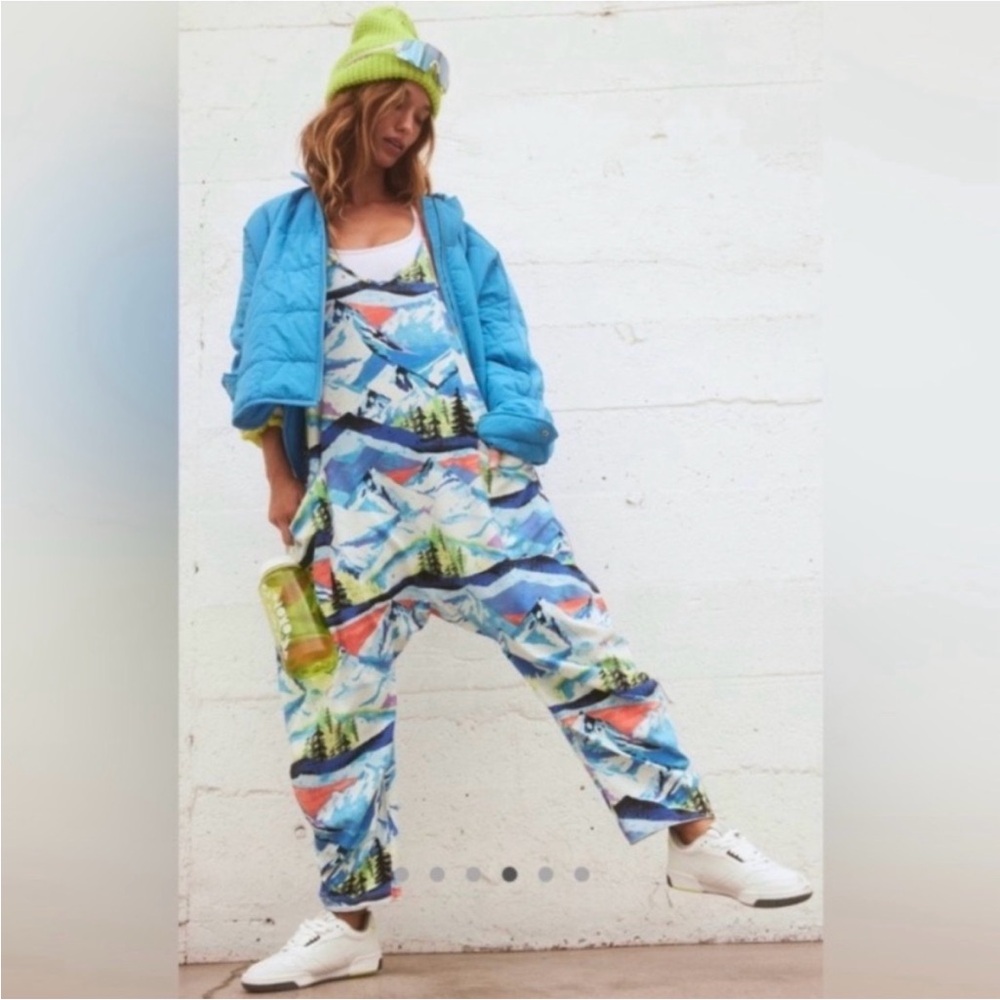 NWT Free People FP Movement Hot Shot Onesie Apres Ski